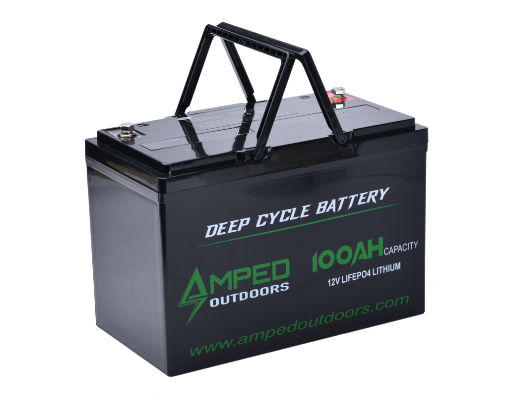 Amped Outdoors 100 AH 12 Volt LIFEPO4 Lithium Battery
