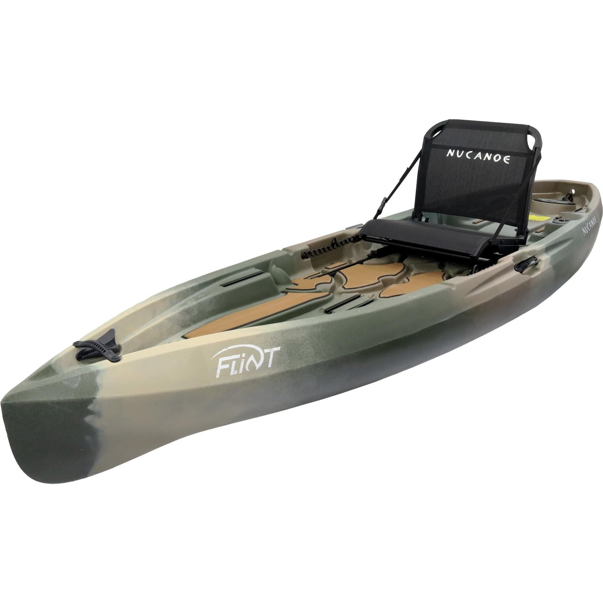 NuCanoe Flint Sit-on-Top Fishing/Hunting Kayak (Paddle, Pedal Drive, OR Motorized)