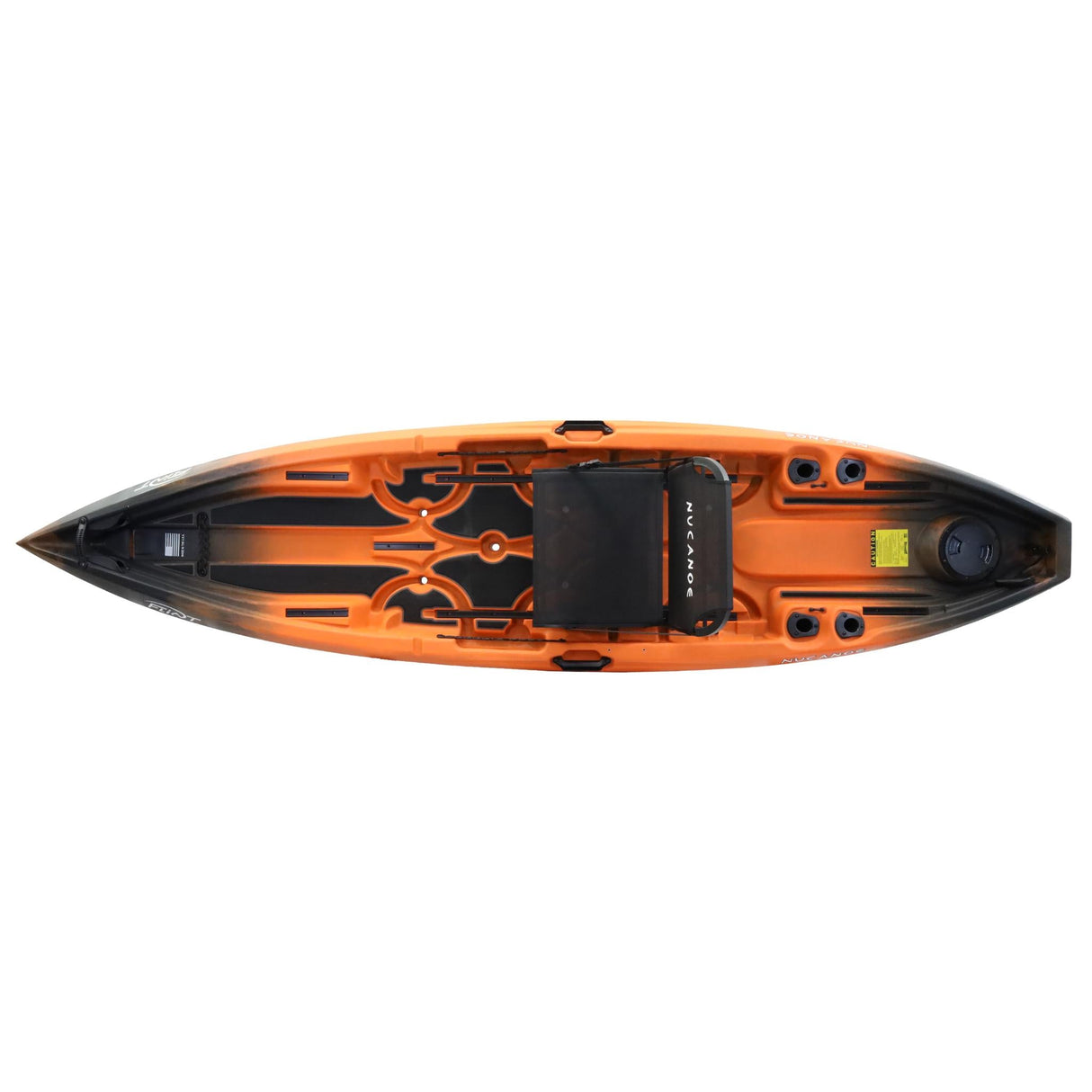 NuCanoe Flint Sit-on-Top Fishing/Hunting Kayak (Paddle, Pedal Drive, OR Motorized)