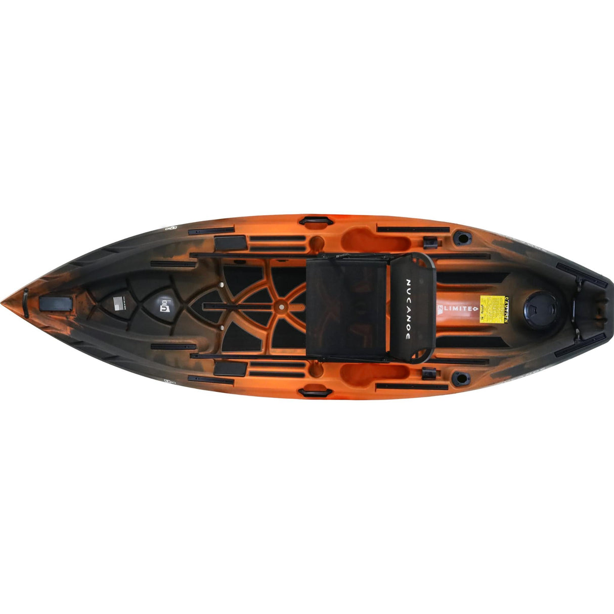 NuCanoe U10 Sit-on-Top Fishing/Hunting Kayak (Paddle, Pedal Drive, OR Motorized)