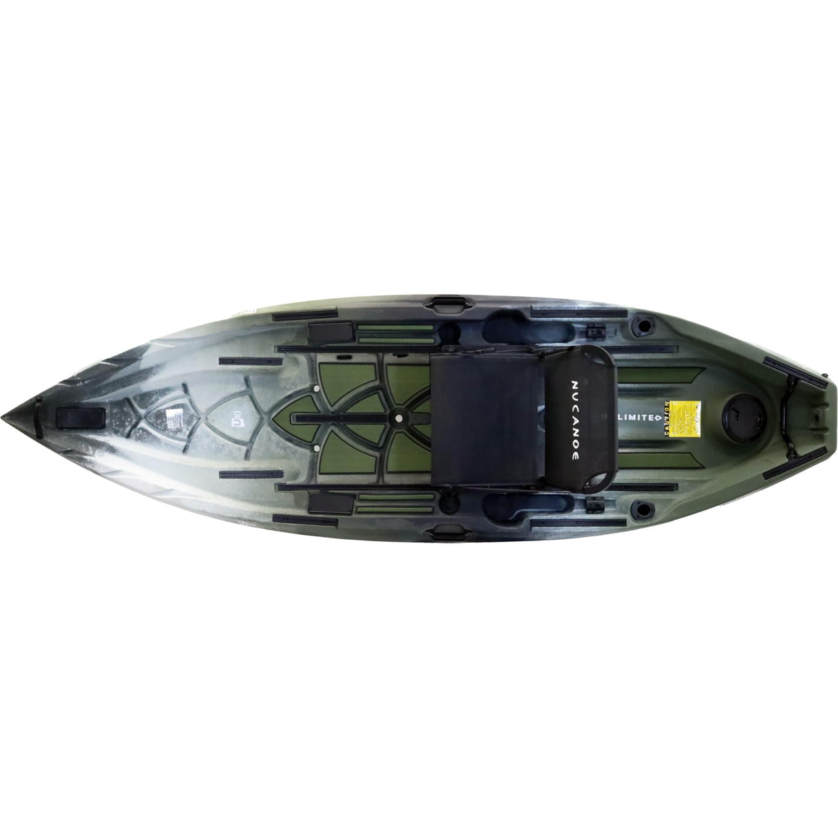 NuCanoe U10 Sit-on-Top Fishing/Hunting Kayak (Paddle, Pedal Drive, OR Motorized)