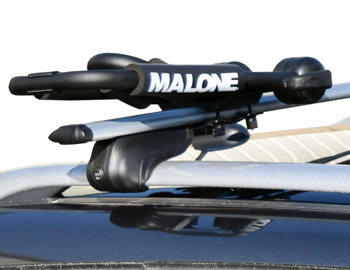 Malone FoldAway-J Kayak Carrier with Tie-Downs - J-Style - Folding - Side Loading