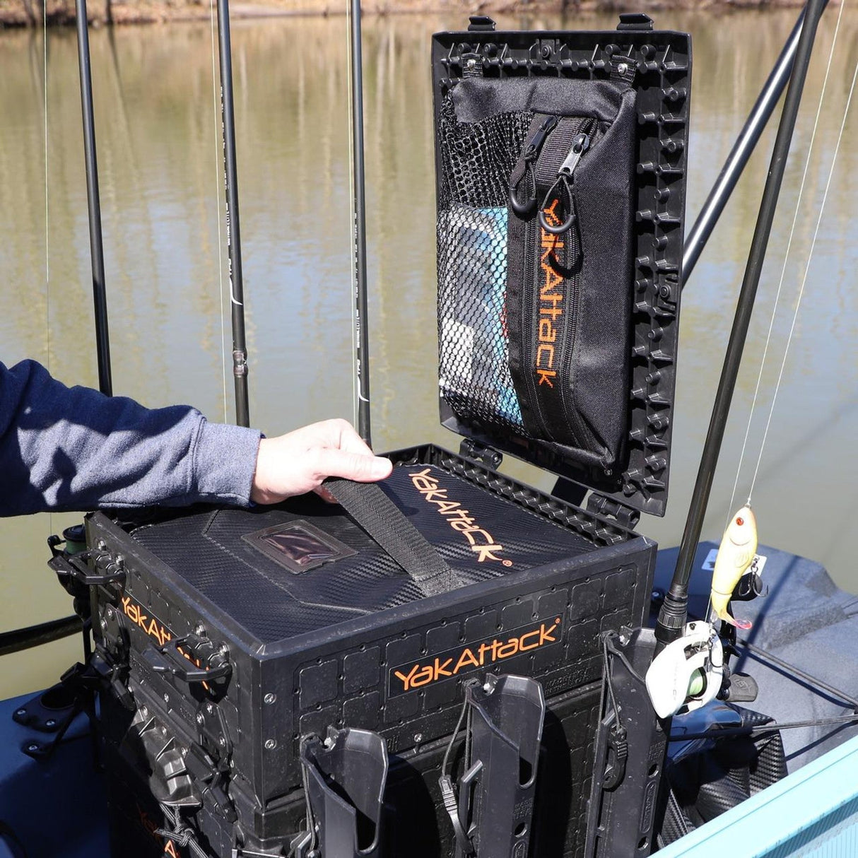 YakAttack 14” x 12” HD Bait Binder, Black Carbon