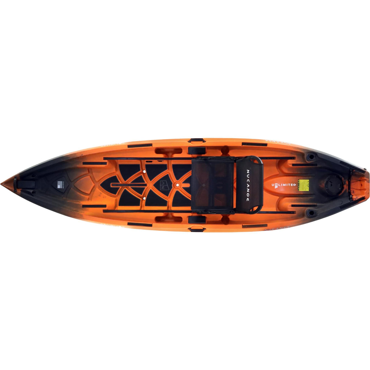 NuCanoe UNLIMITED Sit-on-Top Fishing/Hunting Kayak (Paddle, Pedal Drive, OR Motorized)