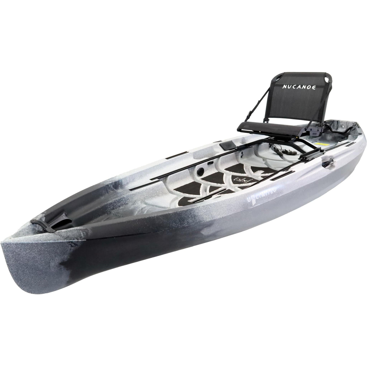 NuCanoe UNLIMITED Sit-on-Top Fishing/Hunting Kayak (Paddle, Pedal Drive, OR Motorized)