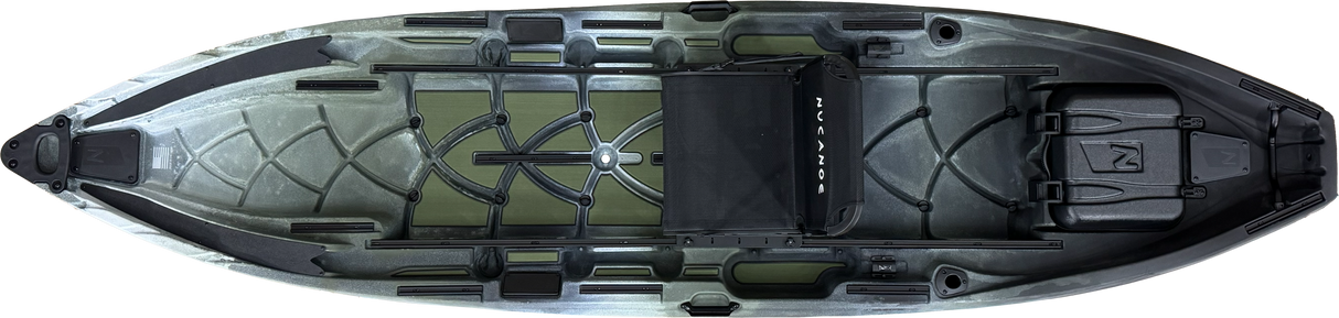 Nucanoe Unlimited Max (UMAX) Sit-on-Top Fishing/Hunting Kayak (Paddle, Pedal Drive, OR Motorized)