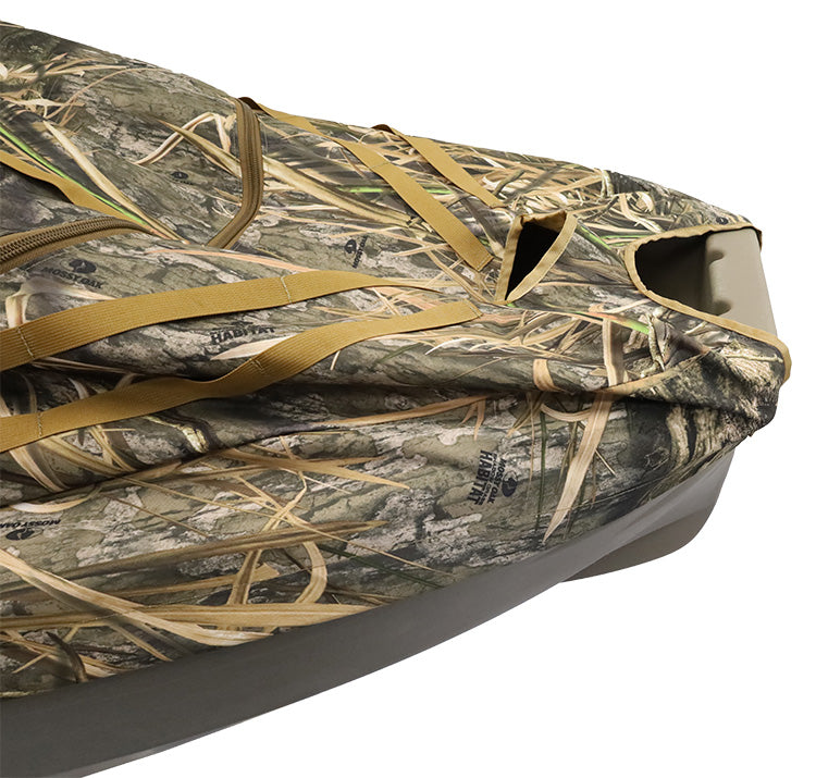 NuCanoe MossyOak Shadow Grass Layout Hunting Blinds for use on the NuCanoe U10 and UNLIMITED models