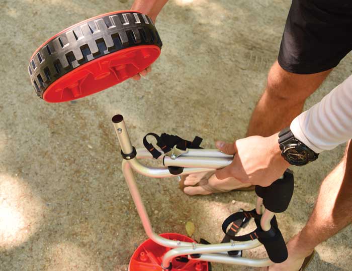 Malone Nomad TRX Standard Kayak Cart - No-Flat Tires