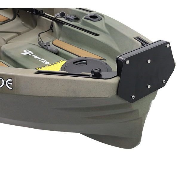 NuCanoe Bow Mount Outboard Motor Mount Kit for Short Shaft Outboard Motors