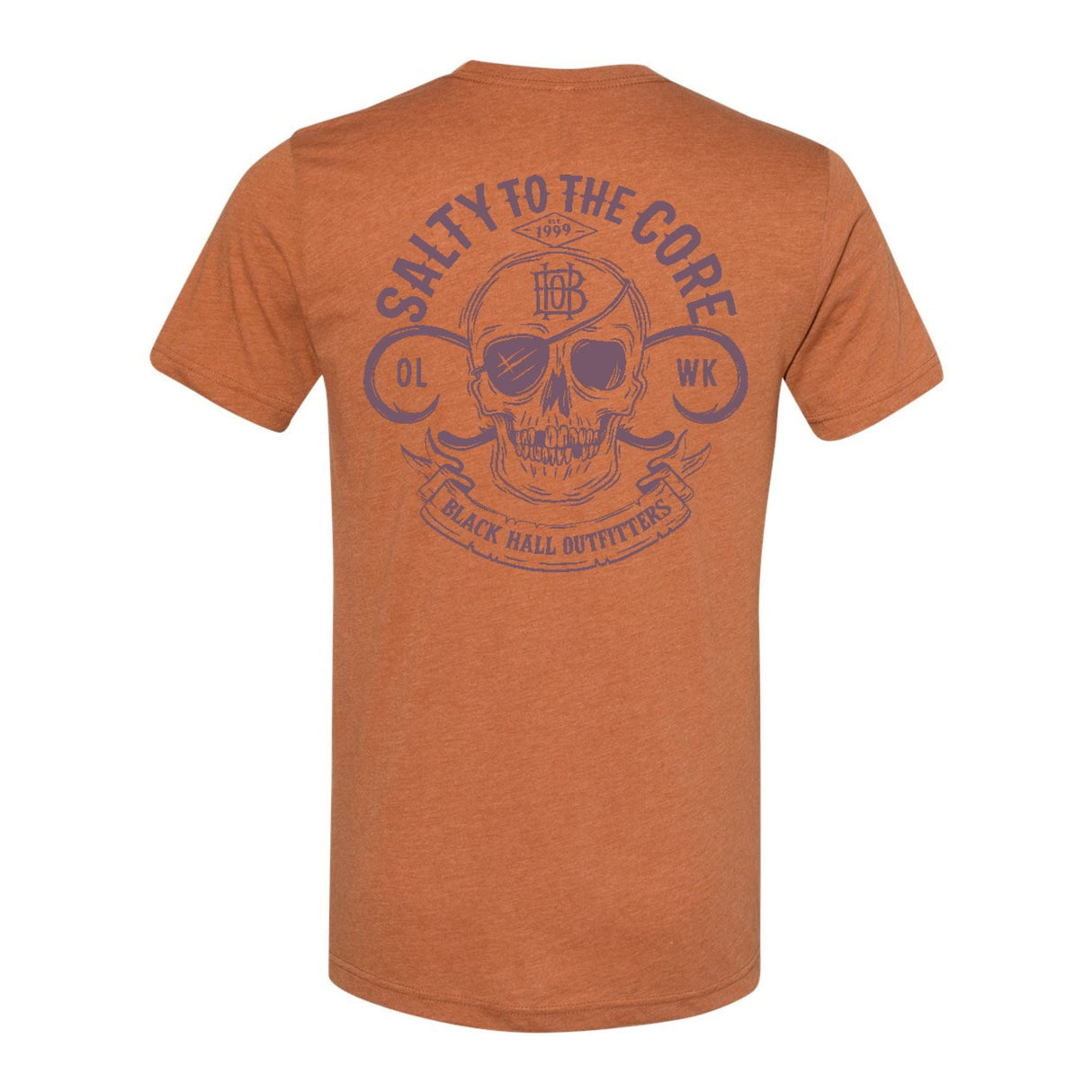 BHO "Salty to the Core" Original Skull Short Sleeve Shirt (2023 Version)
