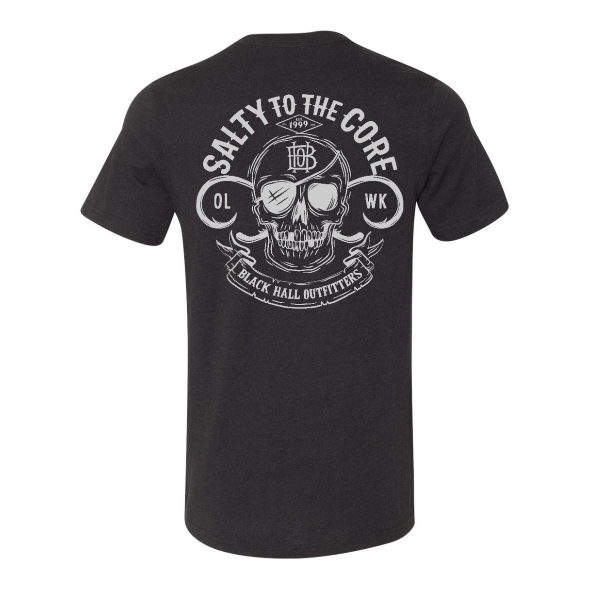 BHO "Salty to the Core" Original Skull Short Sleeve Shirt (2023 Version)
