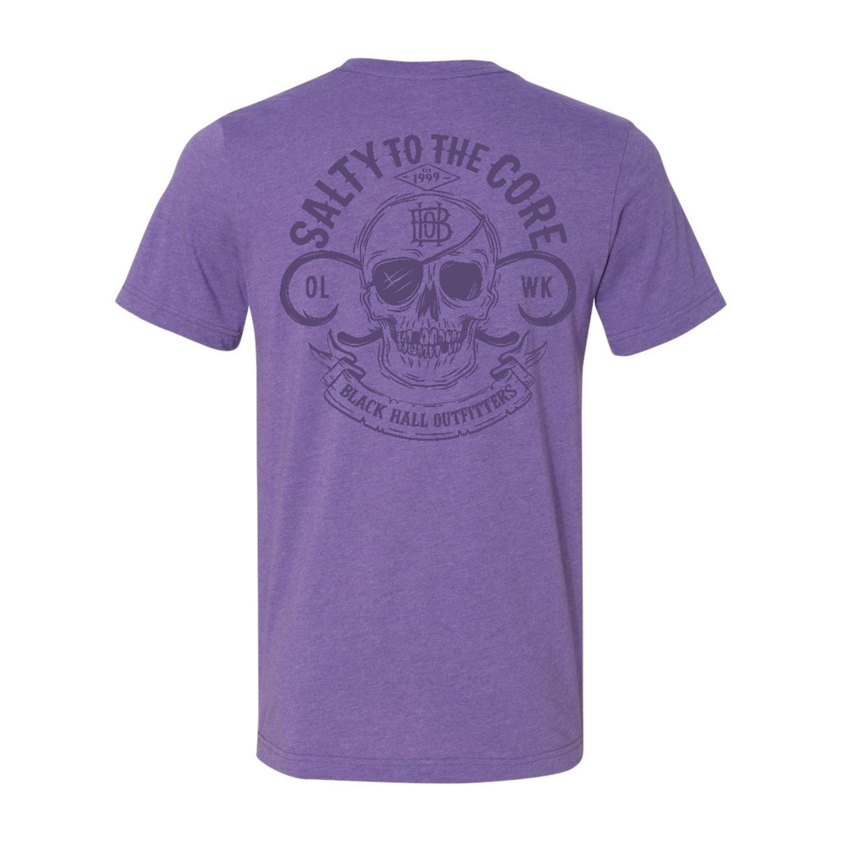 BHO "Salty to the Core" Original Skull Short Sleeve Shirt (2023 Version)