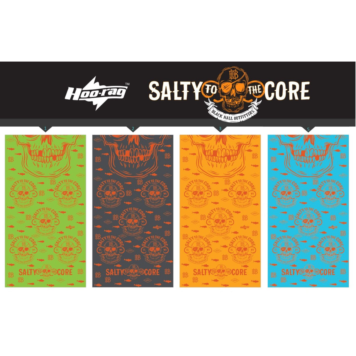 BHO "Salty to the Core" HOO-RAG UV Face-Mask