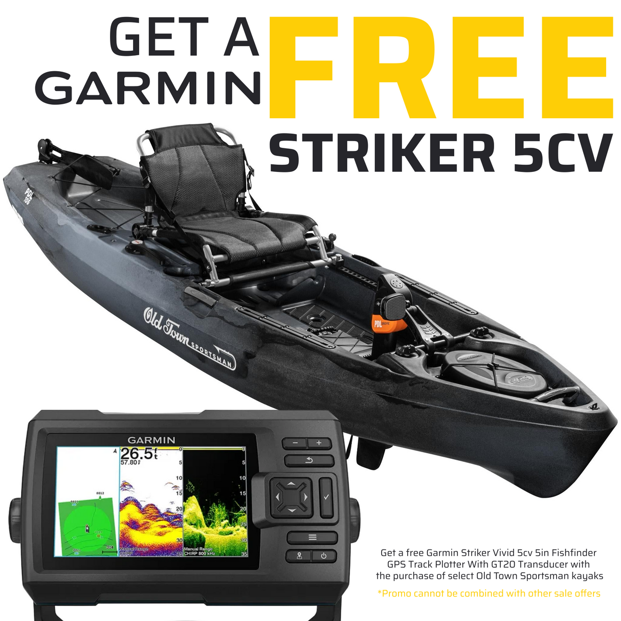 Old Town Sportsman 106 PDL Pedal Kayak