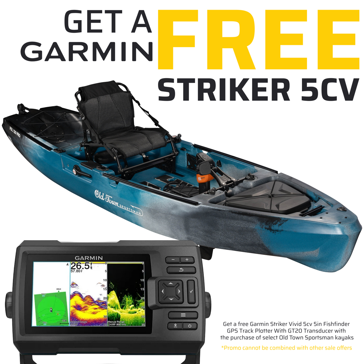 Old Town Sportsman 120 PDL Pro Pedal Kayak