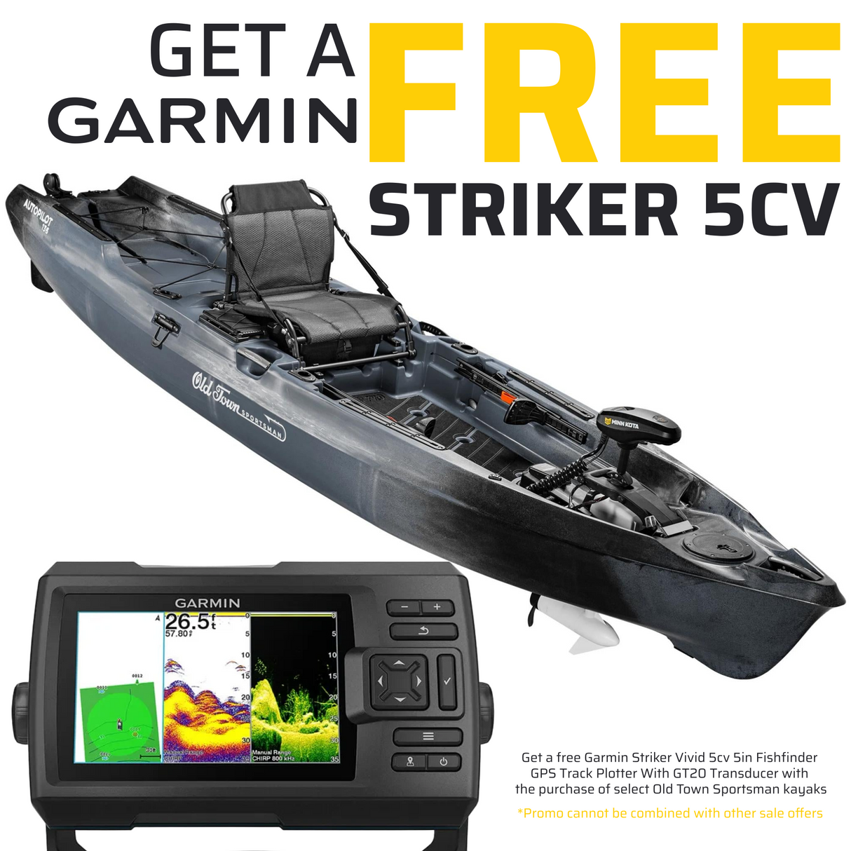 Old Town Sportsman AutoPilot 136 Motorized Kayak