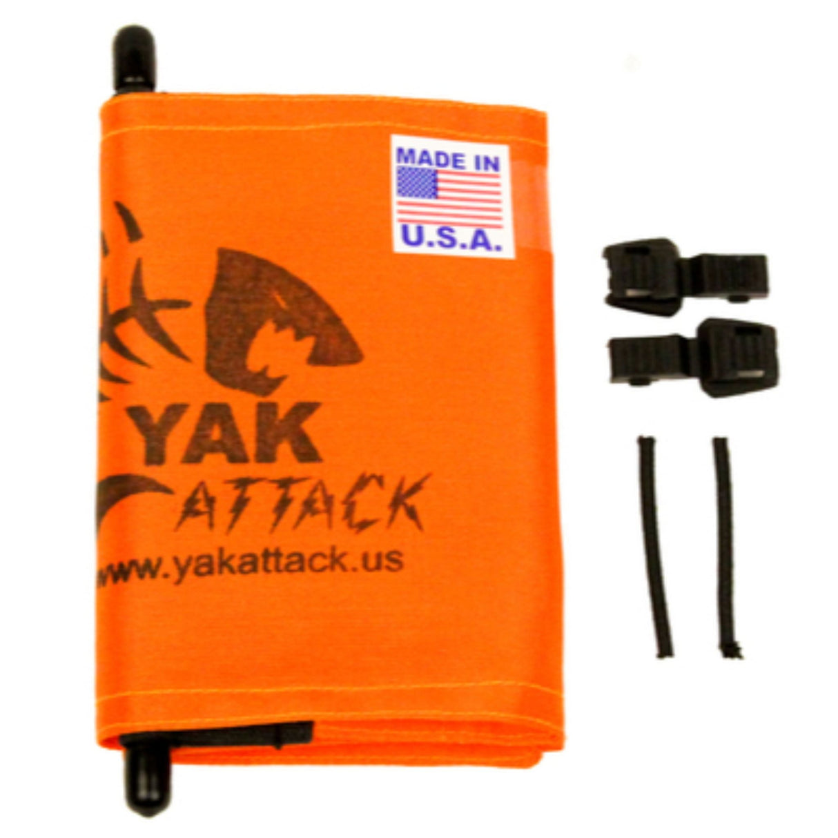 YakAttack 6 in x 18 in Orange ProGlo Flag Kit