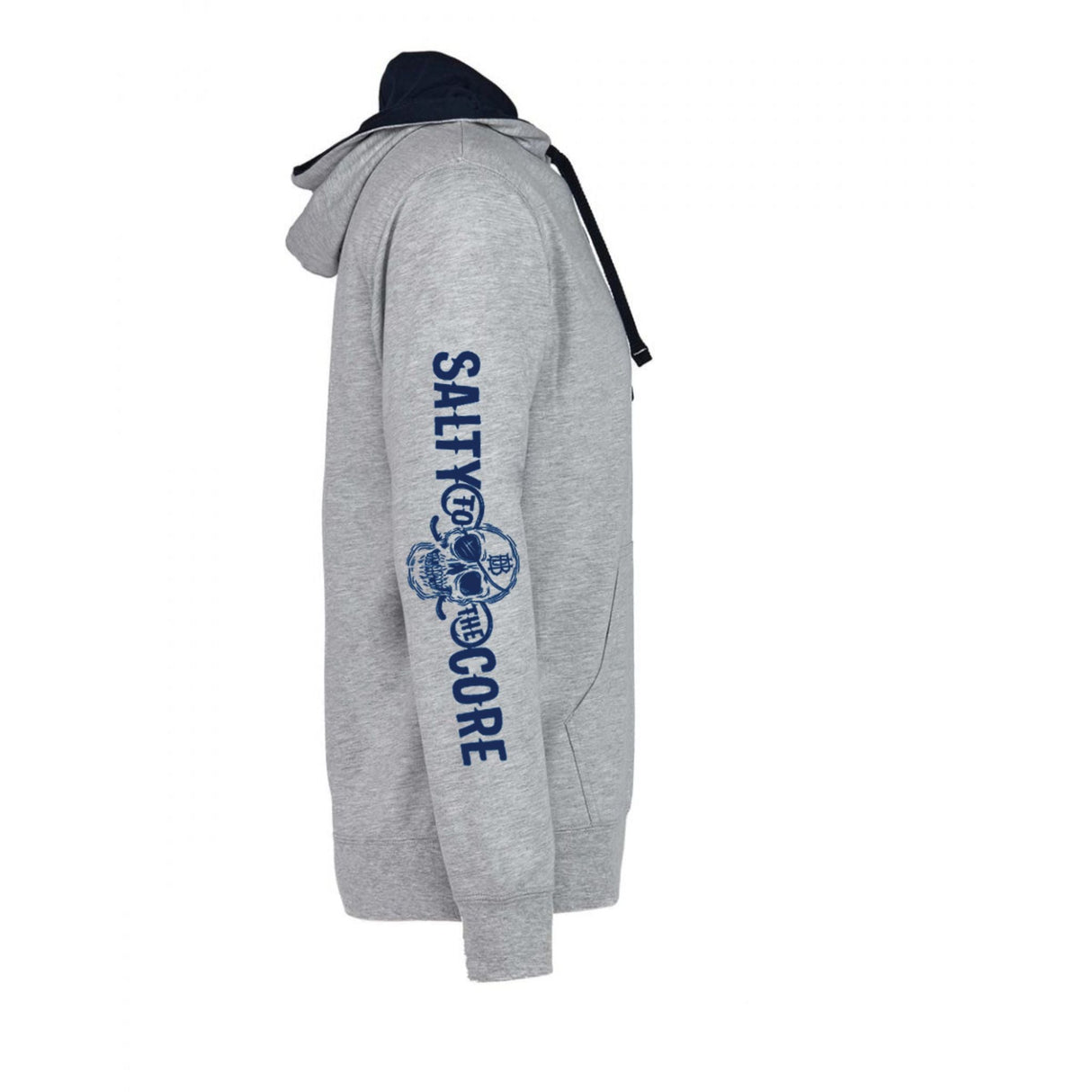 BHO "Salty to the Core" Original Skull Lightweight Hoodie