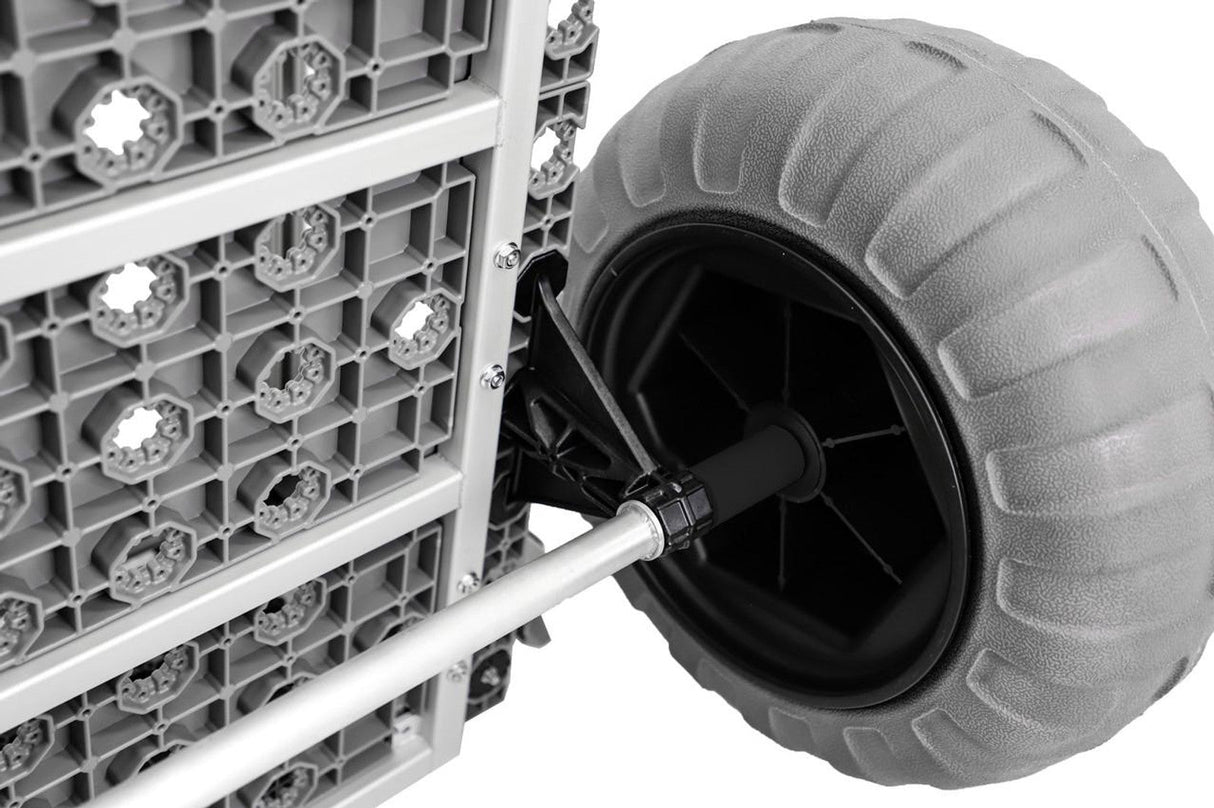 YakAttack SandRig Surf Cart, 20” x 36” with 16" Balloon Tires