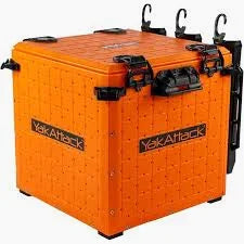 YakAttack BlackPak Pro Kayak Fishing Crate - 13" x 13", Orange