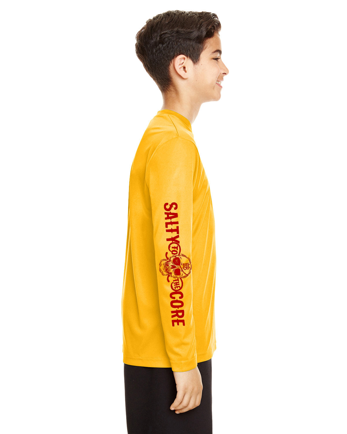 BHO "Salty to the Core" Original Skull SolarUV Long Sleeve Shirt