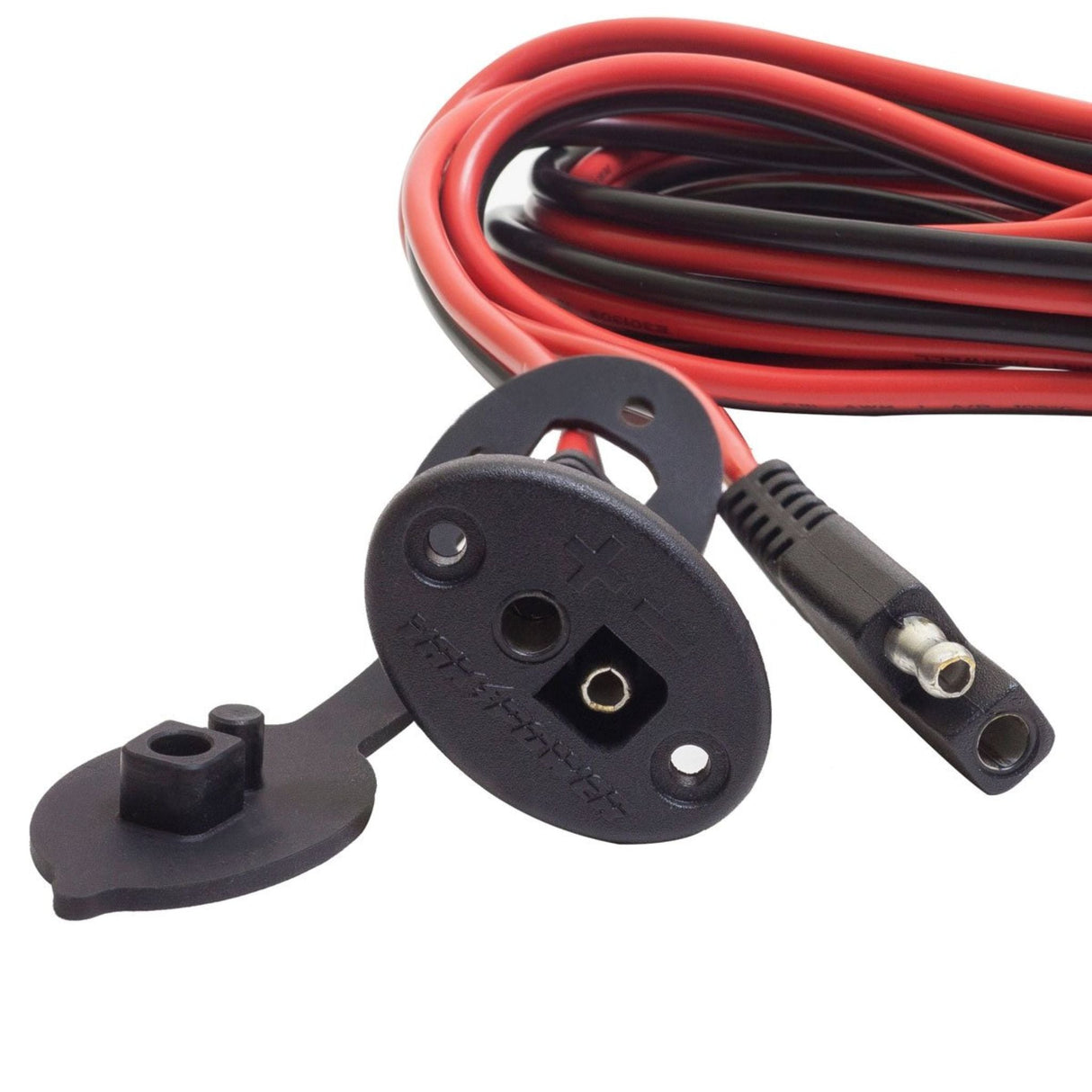 Yak-Power Panel Mount with Wire and SAE Connector
