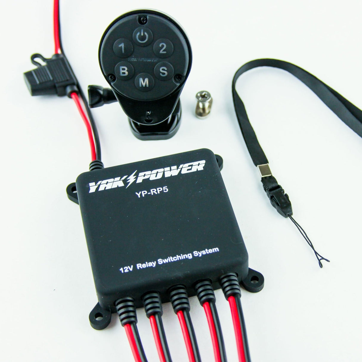 Yak-Power Wireless 5 Circuit Digital Switcher with Integrated Bluetooth Control