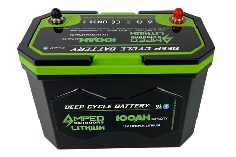 Amped Outdoors 12.8V 100Ah LiFePO4 Battery