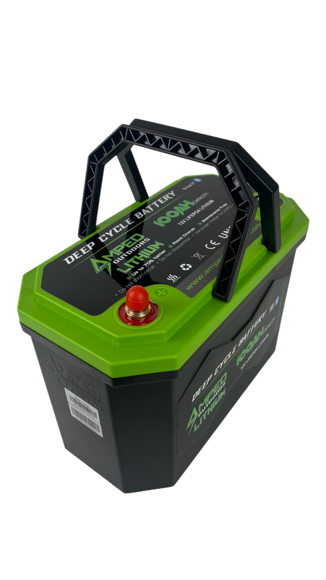 Amped Outdoors 12.8V 100Ah LiFePO4 Battery