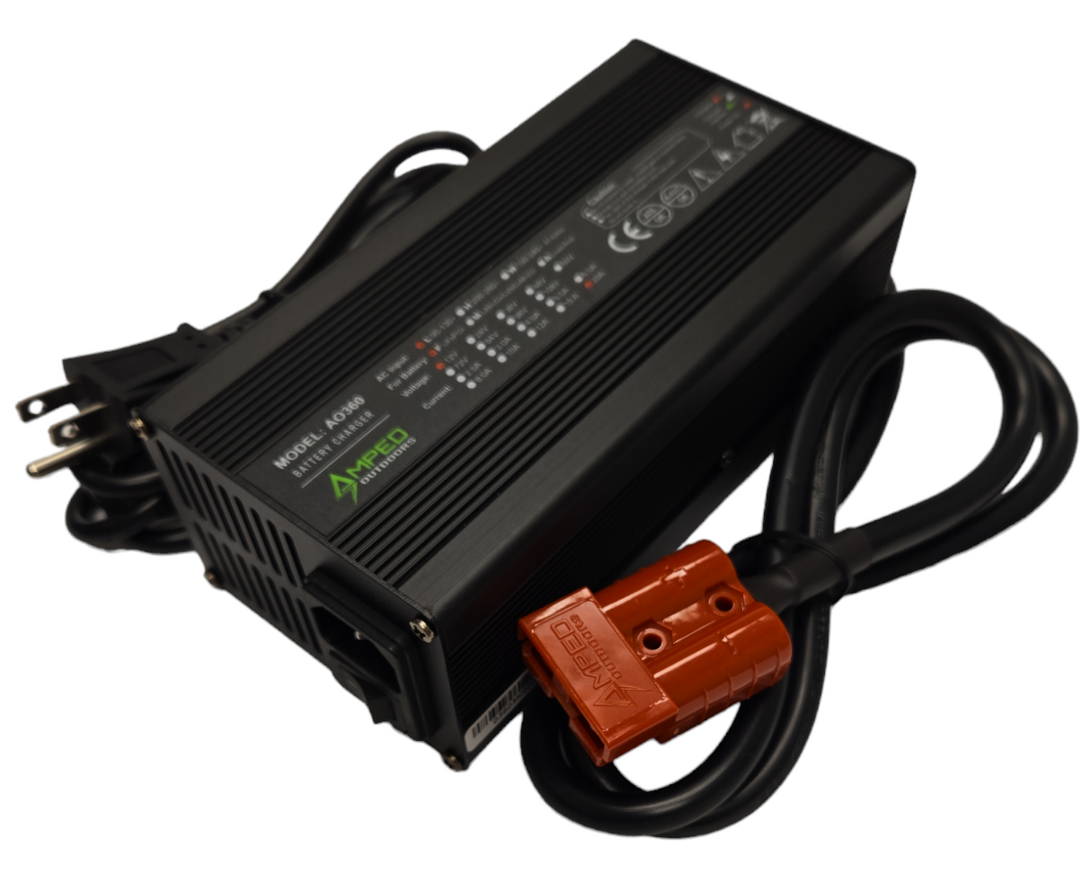 Amped Outdoors 12.8V 20A Fast LiFePO4 Charger