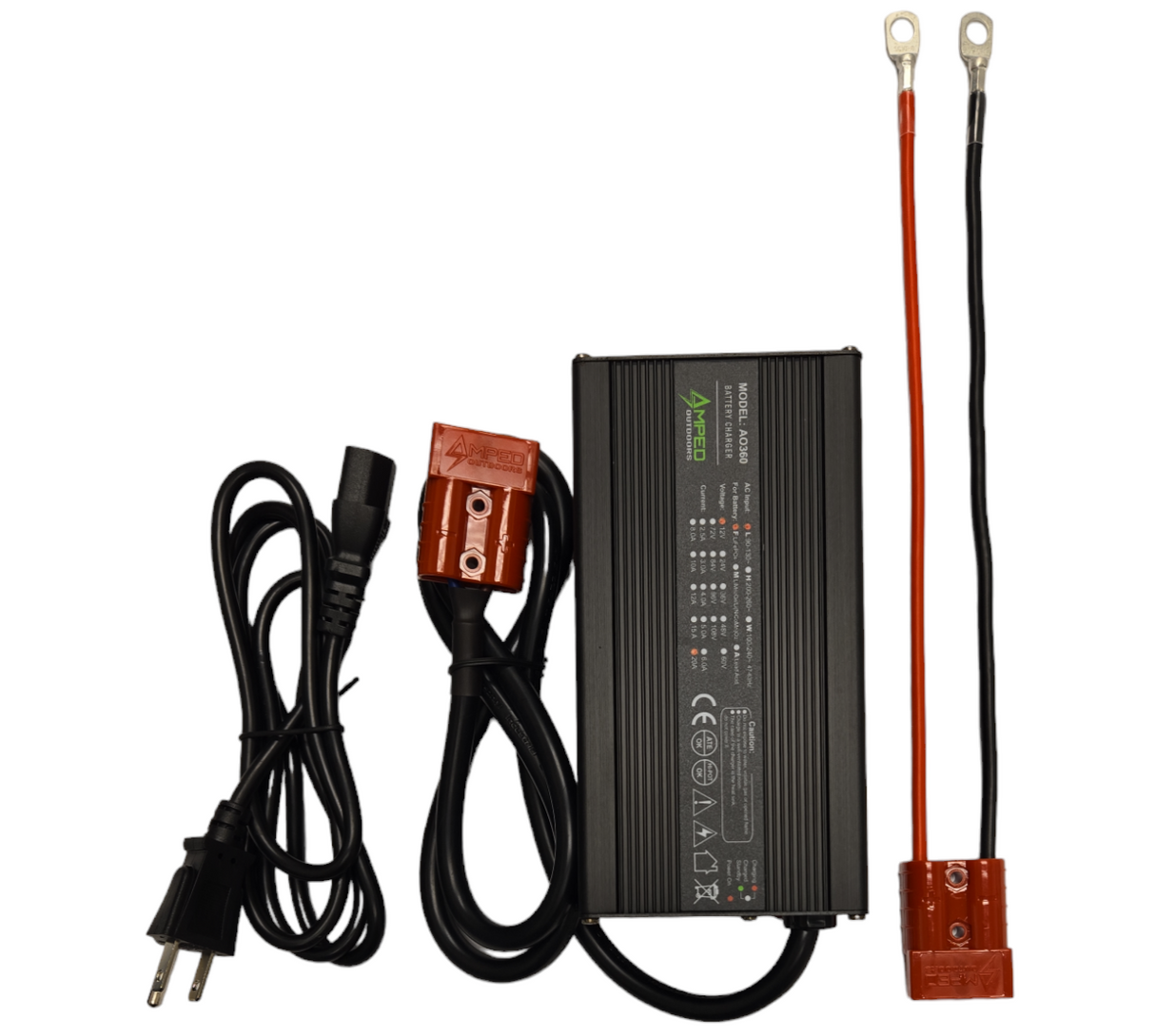 Amped Outdoors 12.8V 20A Fast LiFePO4 Charger