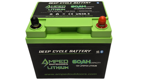 Amped Outdoors 12.8V 60Ah LiFePO4 Battery