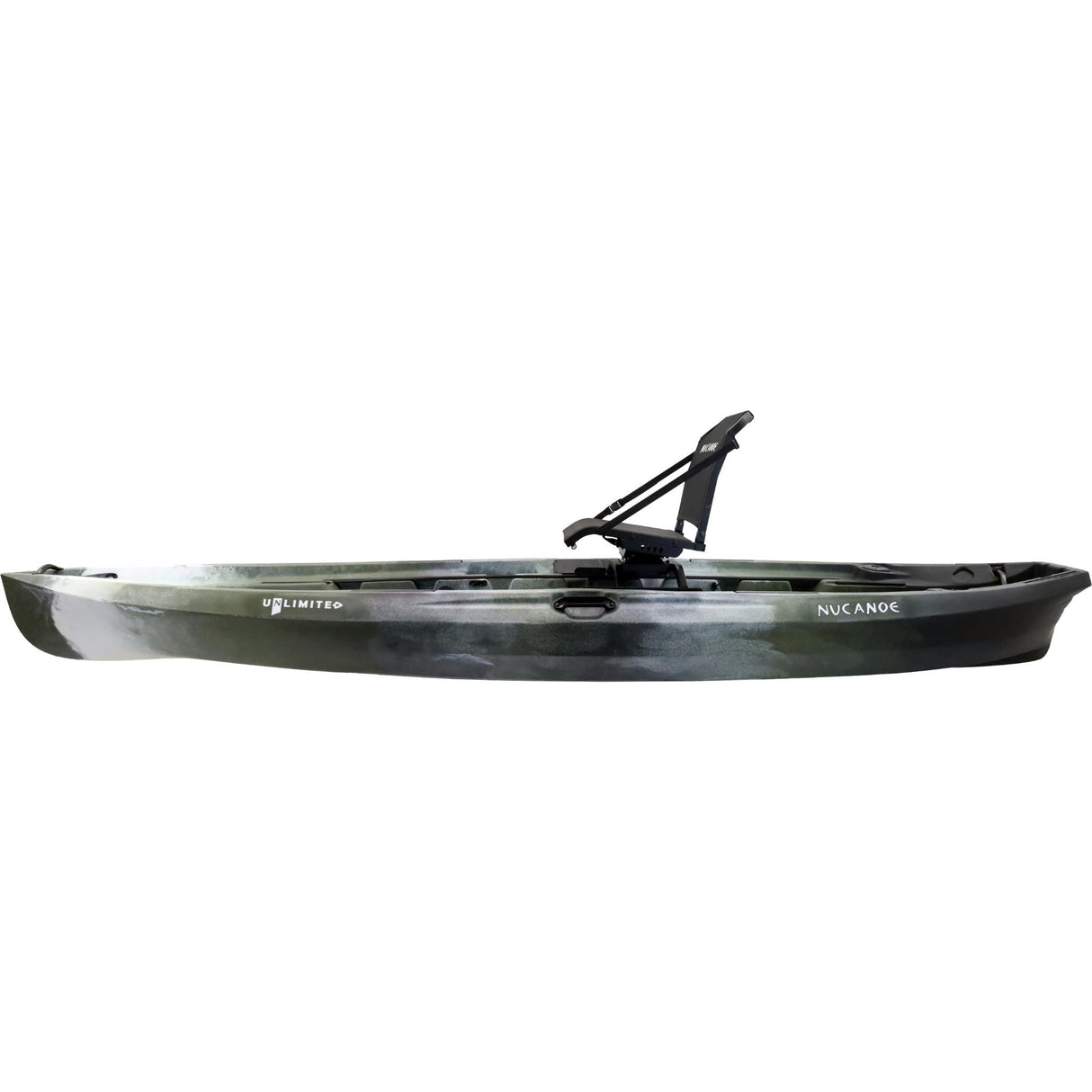NuCanoe UNLIMITED Sit-on-Top Fishing/Hunting Kayak (Paddle, Pedal Drive, OR Motorized)