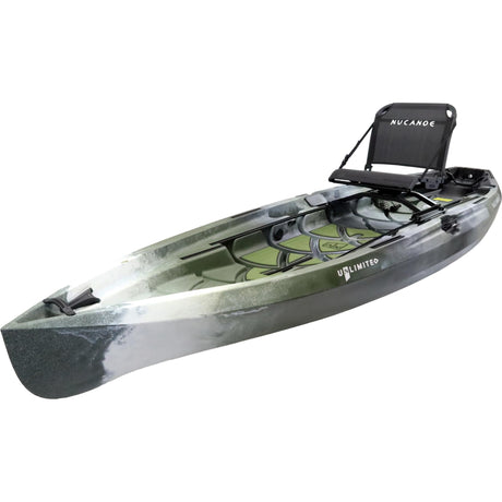 NuCanoe UNLIMITED Sit-on-Top Fishing/Hunting Kayak (Paddle, Pedal Drive, OR Motorized)