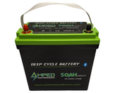 Amped Outdoors 16V 50Ah LiFePO4 Battery + Charger