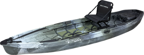 Nucanoe Unlimited Max (UMAX) Sit-on-Top Fishing/Hunting Kayak (Paddle, Pedal Drive, OR Motorized)