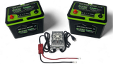 Amped Outdoors 2x 24V 50AH (100AH Total) Trolling Motor Lithium Battery Bundle with Charger