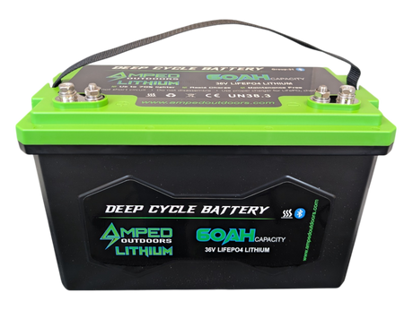 Amped Outdoors 36V 60Ah Trolling Motor LiFePO4 Battery