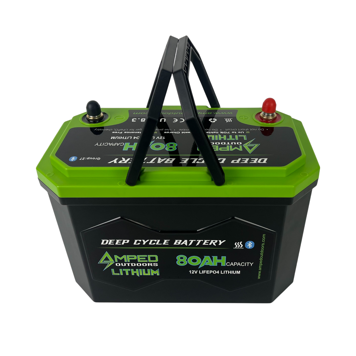 Amped Outdoors 12.8v 80Ah LiFePO4 Battery