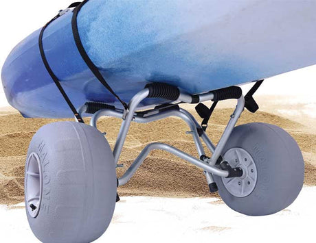 Malone Clipper TRX Deluxe Kayak/Canoe Cart- Balloon Beach Wheels