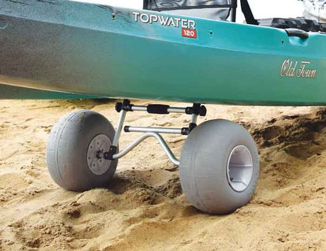 Malone Xpress TRX Scupper Kayak Cart - Balloon Beach Wheels