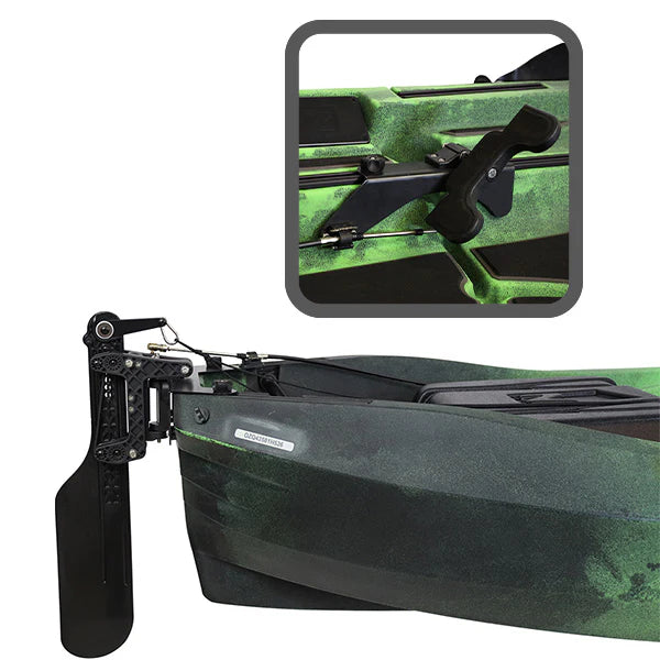 NuCanoe QC Rudder System - FOOT Steer - UMAX