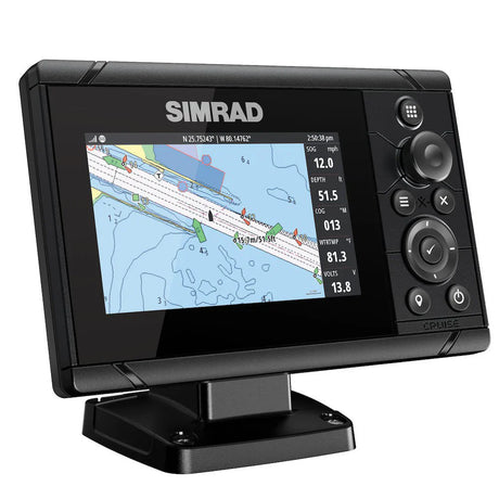 Simrad Cruise 5 Fishfinder with US Coastal Maps and a 83/200khz Transducer