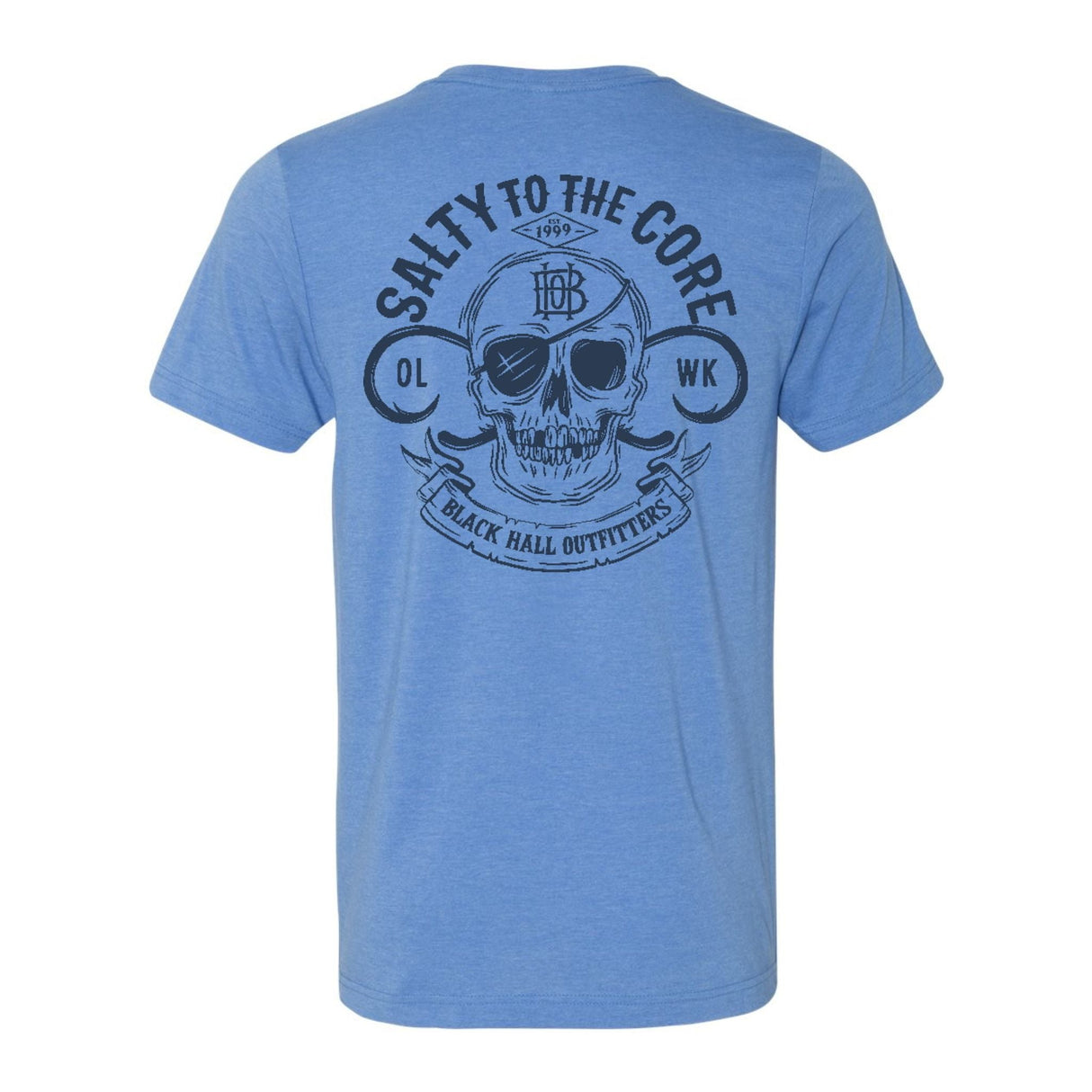 BHO "Salty to the Core" Original Skull Short Sleeve Shirt (2023 Version)