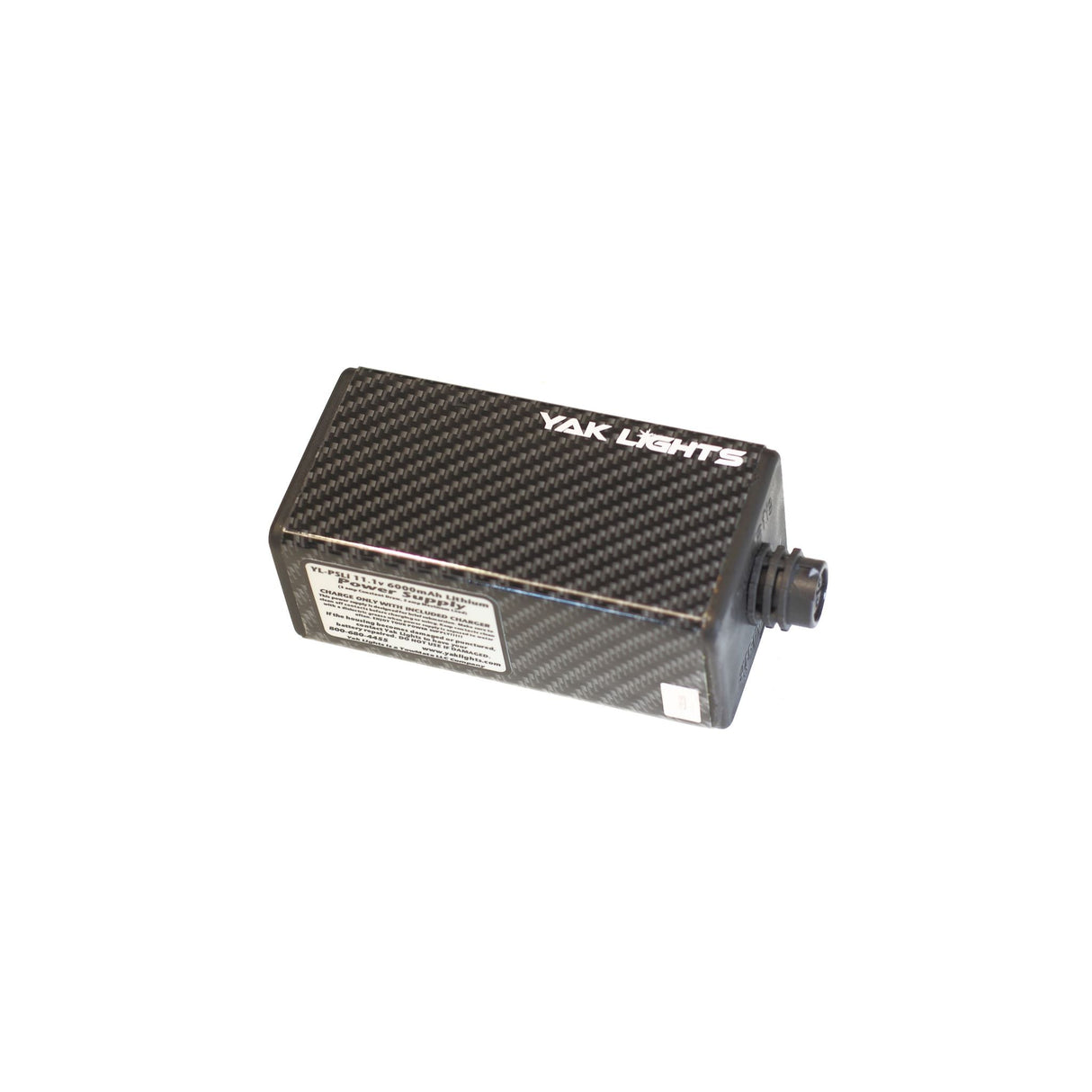 Yak Lights Premium Waterproof Rechargable Lithium Power Supply - 6Ah