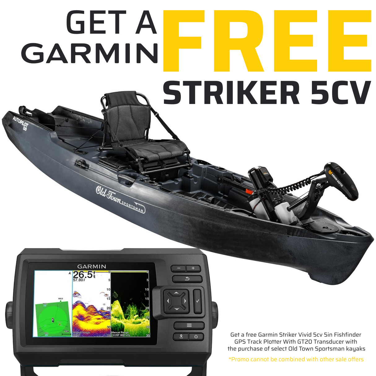 Old Town Sportsman AutoPilot 120 Motorized Kayak