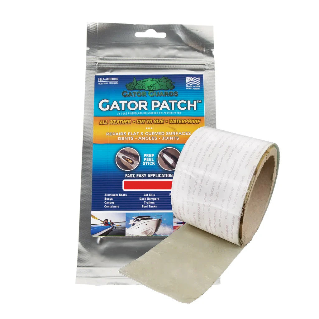 Gator Guards Gator Patch UV Cure Fiberglass Reinforced Kayak Keel Guard/Repair Patch