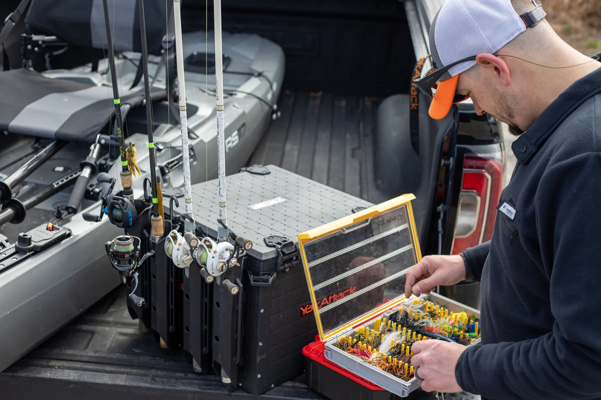 YakAttack BlackPak Pro Kayak Fishing Crate - 16" x 16"