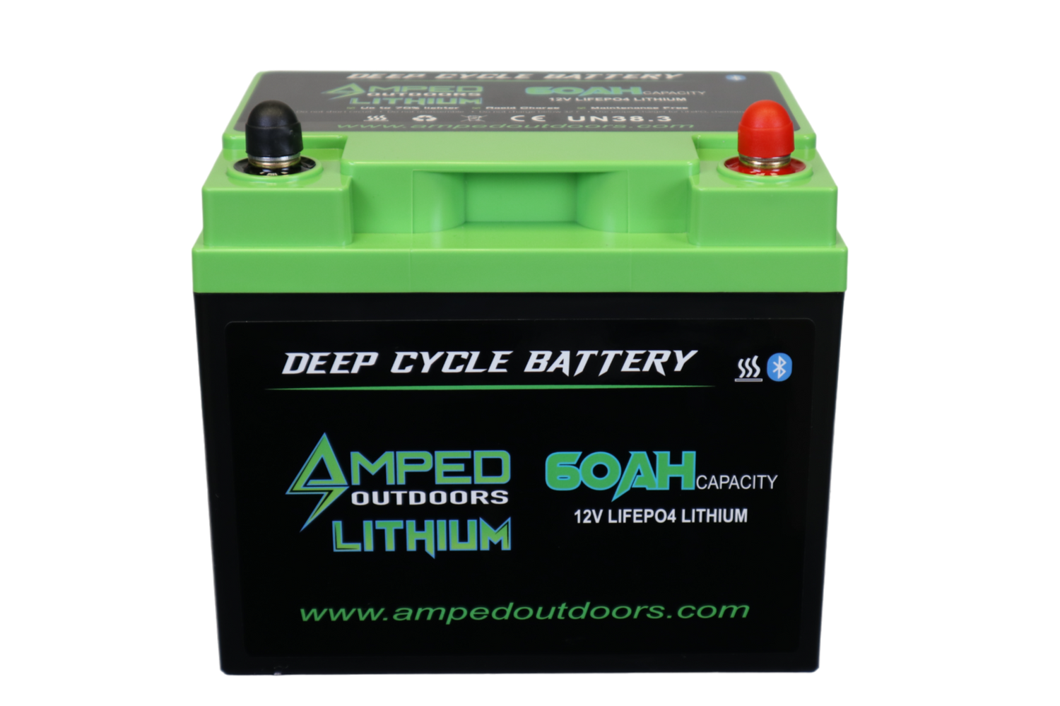 Amped Outdoors 12.8V 60Ah LiFePO4 Battery