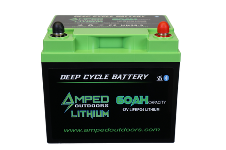 Amped Outdoors 12.8V 60Ah LiFePO4 Battery